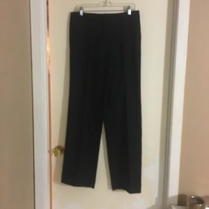 Worthington Black Modern Fit Pants Wide Leg Size 8
